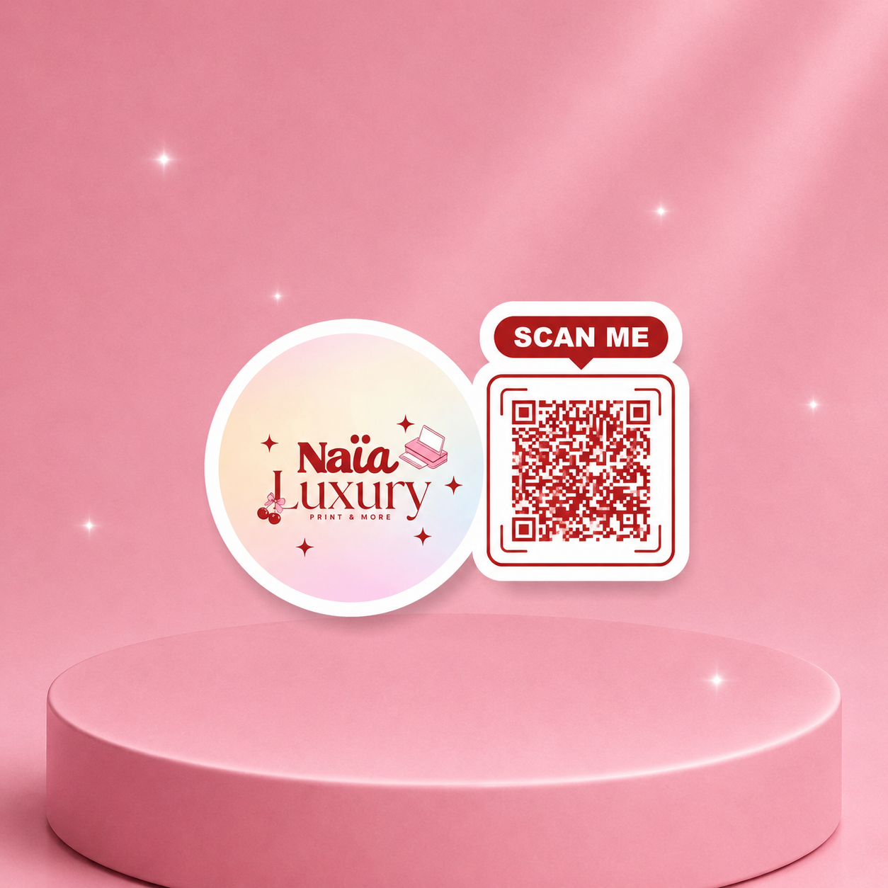 Stickers QR + Logo